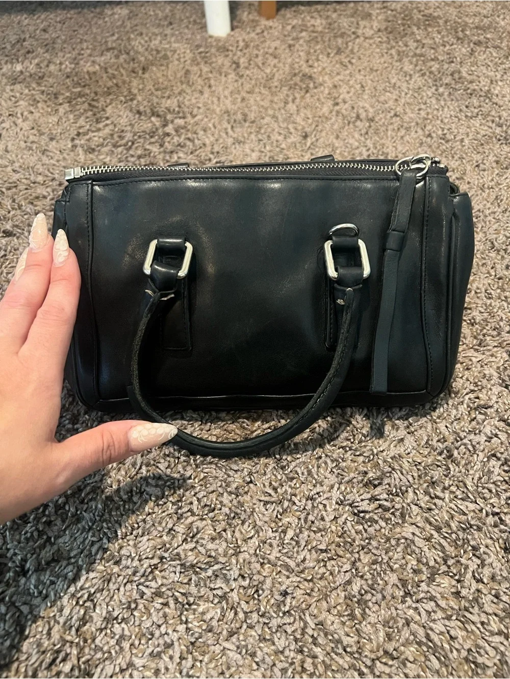 Coach Bonnie Legacy- leather handbag